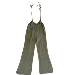 Green Trouser Pants that Tie over Shoulders